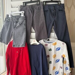 Kids Clothing Bundle - Red, Gray, Blue